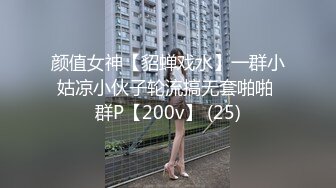 颜值女神【貂蝉戏水】一群小姑凉小伙子轮流搞无套啪啪 群P【200v】 (25)