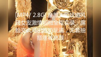 [MP4/ 2.8G] 童颜大奶妩媚风骚女友激情啪啪全程实录，露脸交大鸡巴吃奶玩逼，无套抽插丝袜高跟