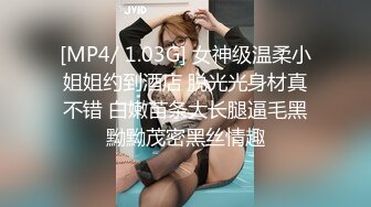 [MP4/ 1.03G] 女神级温柔小姐姐约到酒店 脱光光身材真不错 白嫩苗条大长腿逼毛黑黝黝茂密黑丝情趣