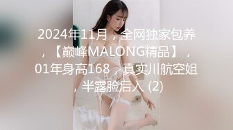 2024年11月，全网独家包养，【巅峰MALONG精品】，01年身高168，真实川航空姐，半露脸后入 (2)