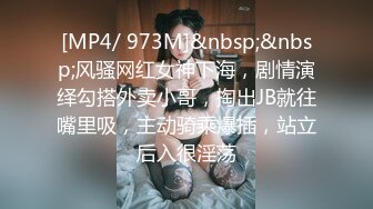 [MP4/ 973M]&nbsp;&nbsp;风骚网红女神下海，剧情演绎勾搭外卖小哥，掏出JB就往嘴里吸，主动骑乘爆插，站立后入很淫荡