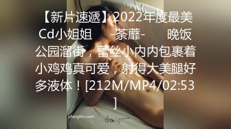 【新片速遞】2022年度最美Cd小姐姐❤️-荼蘼-❤️ 晚饭公园溜街，蕾丝小内内包裹着小鸡鸡真可爱，射得大美腿好多液体！[212M/MP4/02:53]