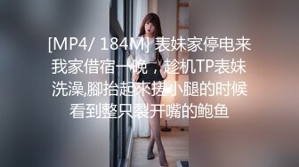 [MP4/ 184M] 表妹家停电来我家借宿一晚，趁机TP表妹洗澡,腳抬起來搓小腿的时候看到整只裂开嘴的鲍鱼