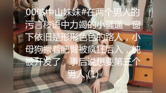 00够中山妹妹#在两个男人的污言秽语中力竭的小骚逼～窗下依旧是形形色色的路人，小母狗撅着肥臀被疯狂后入，纯被开发了，事后说想要第三个男人 (1)