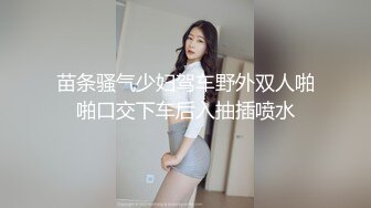 苗条骚气少妇驾车野外双人啪啪口交下车后入抽插喷水