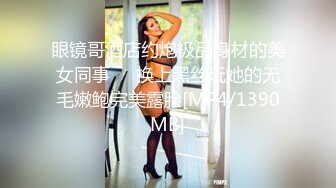 眼镜哥酒店约炮极品身材的美女同事❤️换上黑丝玩她的无毛嫩鲍完美露脸[MP4/1390MB]