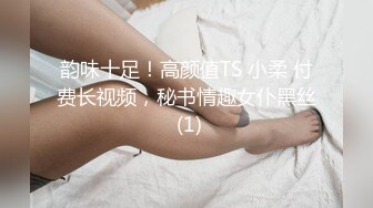 韵味十足！高颜值TS 小柔 付费长视频，秘书情趣女仆黑丝 (1)