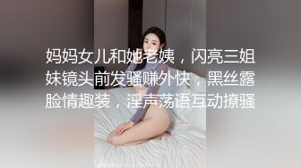 妈妈女儿和她老姨，闪亮三姐妹镜头前发骚赚外快，黑丝露脸情趣装，淫声荡语互动撩骚