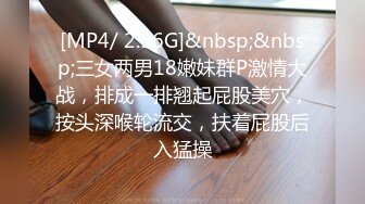 [MP4/ 2.56G]&nbsp;&nbsp;三女两男18嫩妹群P激情大战，排成一排翘起屁股美穴，按头深喉轮流交，扶着屁股后入猛操