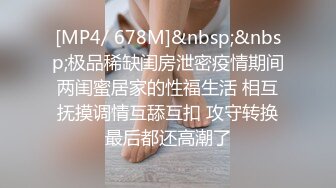 [MP4/ 678M]&nbsp;&nbsp;极品稀缺闺房泄密疫情期间两闺蜜居家的性福生活 相互抚摸调情互舔互扣 攻守转换最后都还高潮了